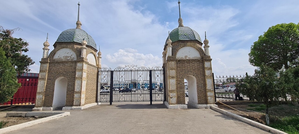 The Russian-built palace of the emir of Bukhara at Kagan